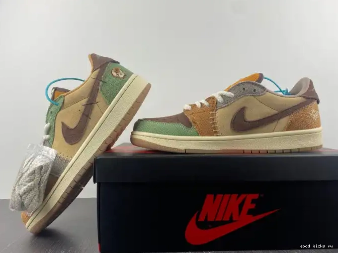 Rep OG Williamson Zion Retro 1 Low DZ7292-200 Voodoo Jordan 0513